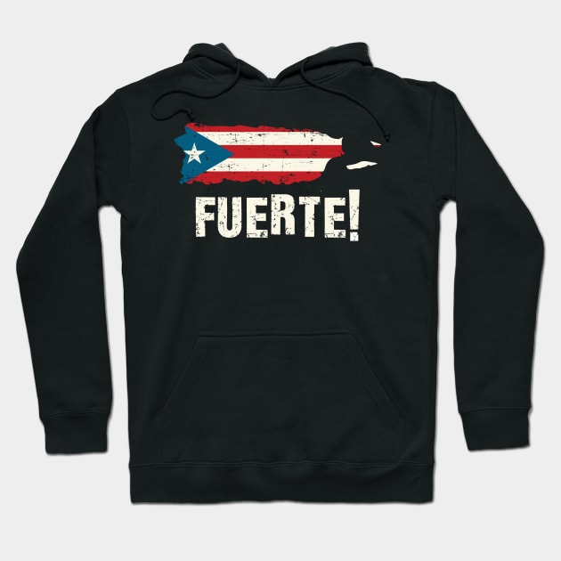 Fuerte' Puerto Reco Map Hoodie by ourwackyhome